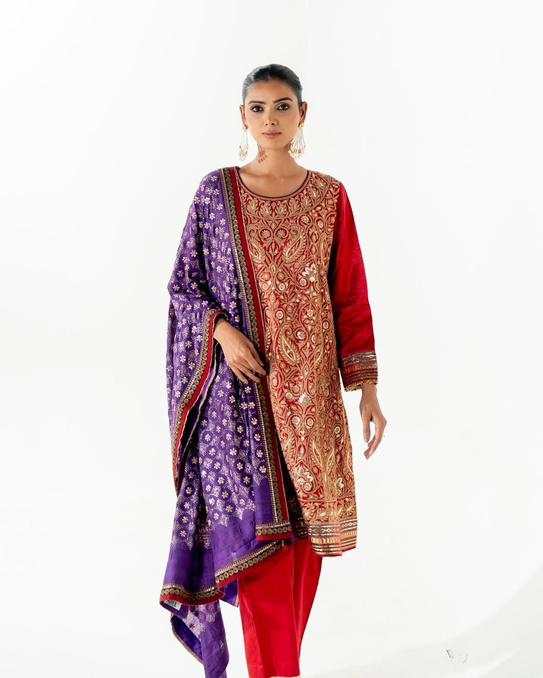 Laal Ishq Salwar from STILL by Tejal & Rhea