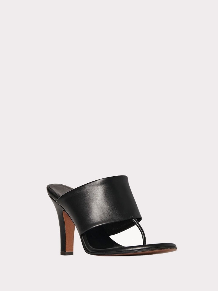 The row, Signum Heeled Sandal in Leather