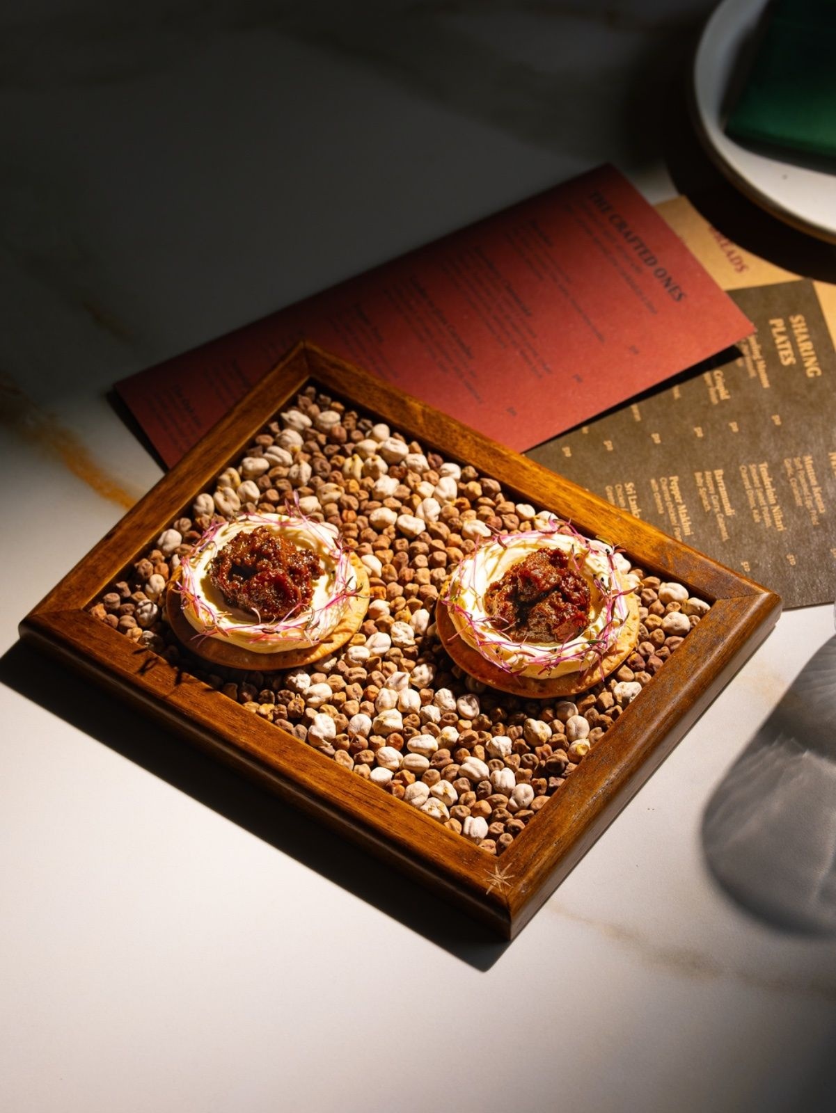 Tomato Achaar Tostada Plus Nine One New Delhi