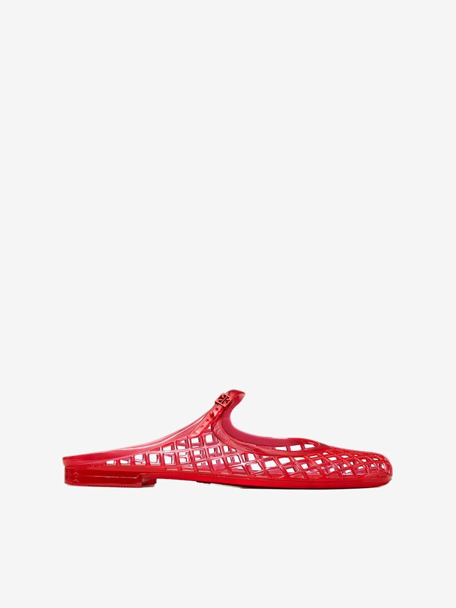 Tory Burch Mellow cutout rubber Mary Jane slippers