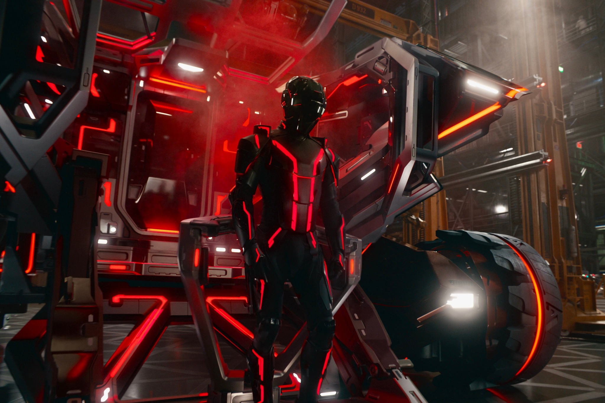 A still from the upcoming film Tron: Ares