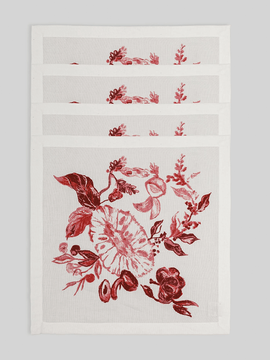 Viya Design jackfruit red napkins