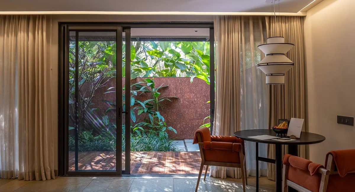 Private patio