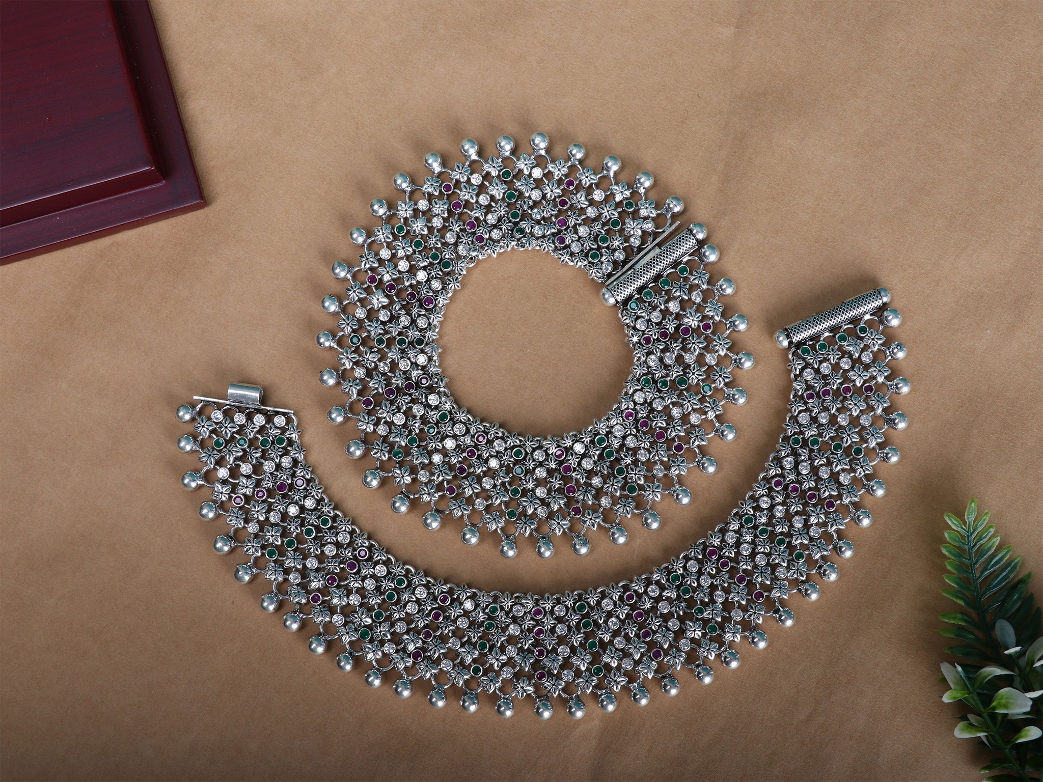 Silver anklet 