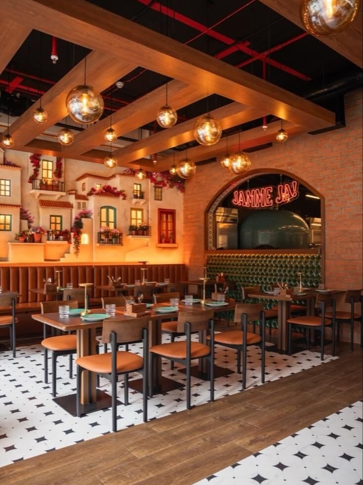 110-seater pizzeria