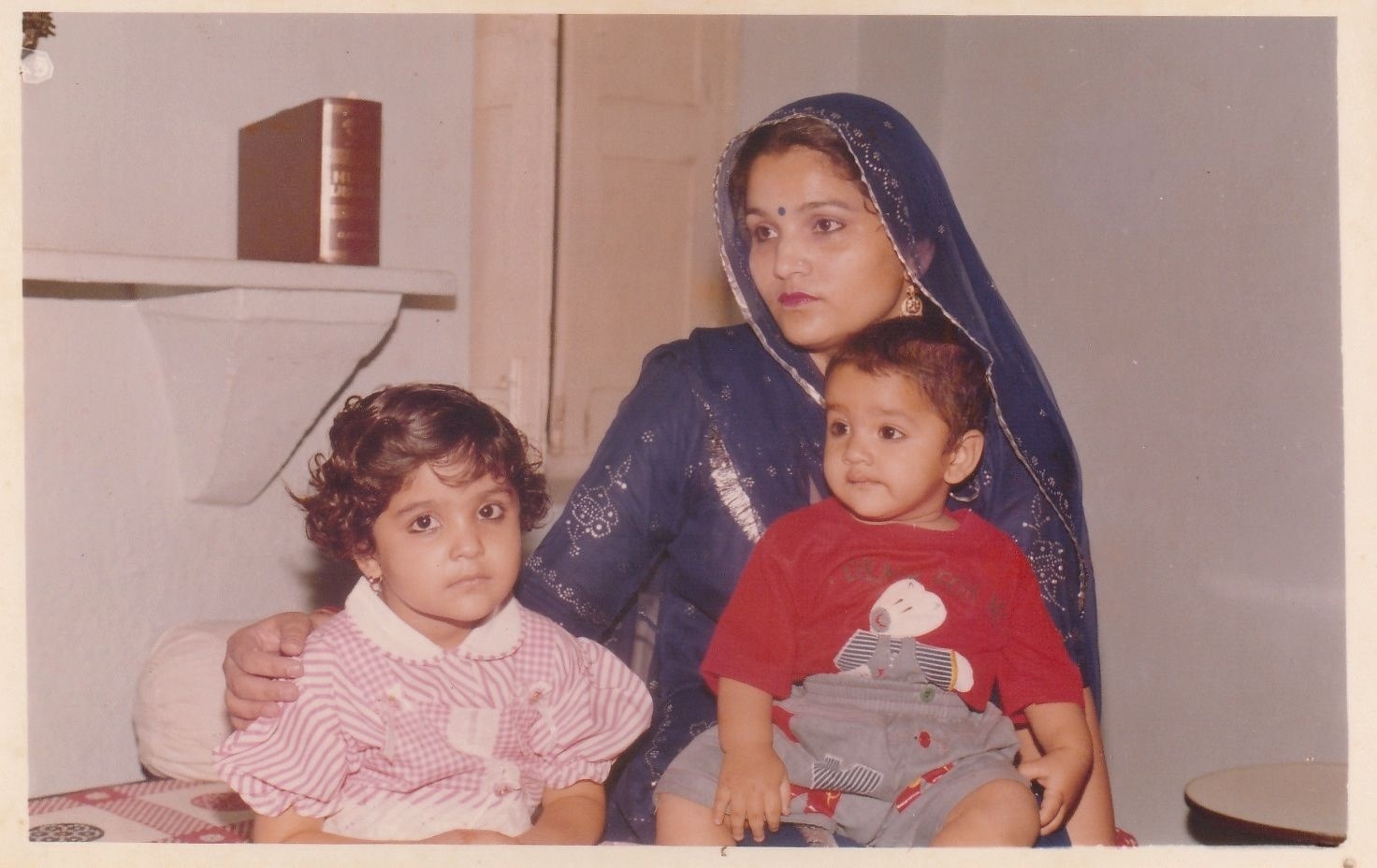 Sunita Shekhawat with her children