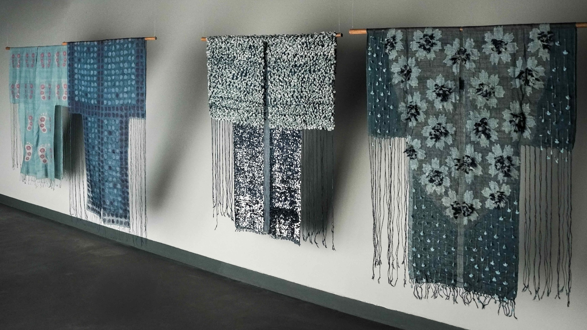 Handwoven kimonos by Bappaditya Biswas