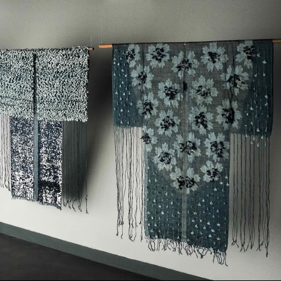 Handwoven kimonos by Bappaditya Biswas