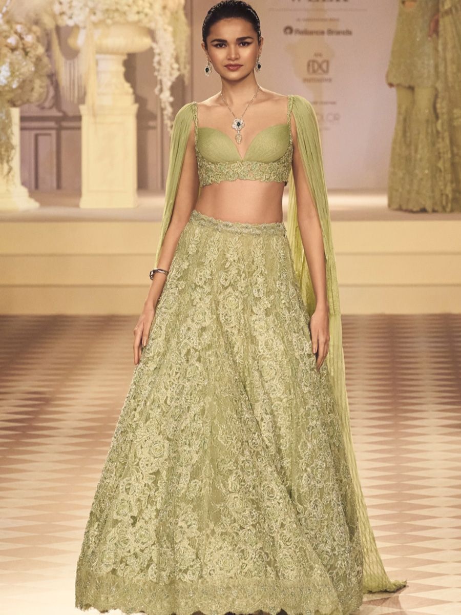 Roseroom Couture Mintblossom Lehenga Set, The Nod Mag