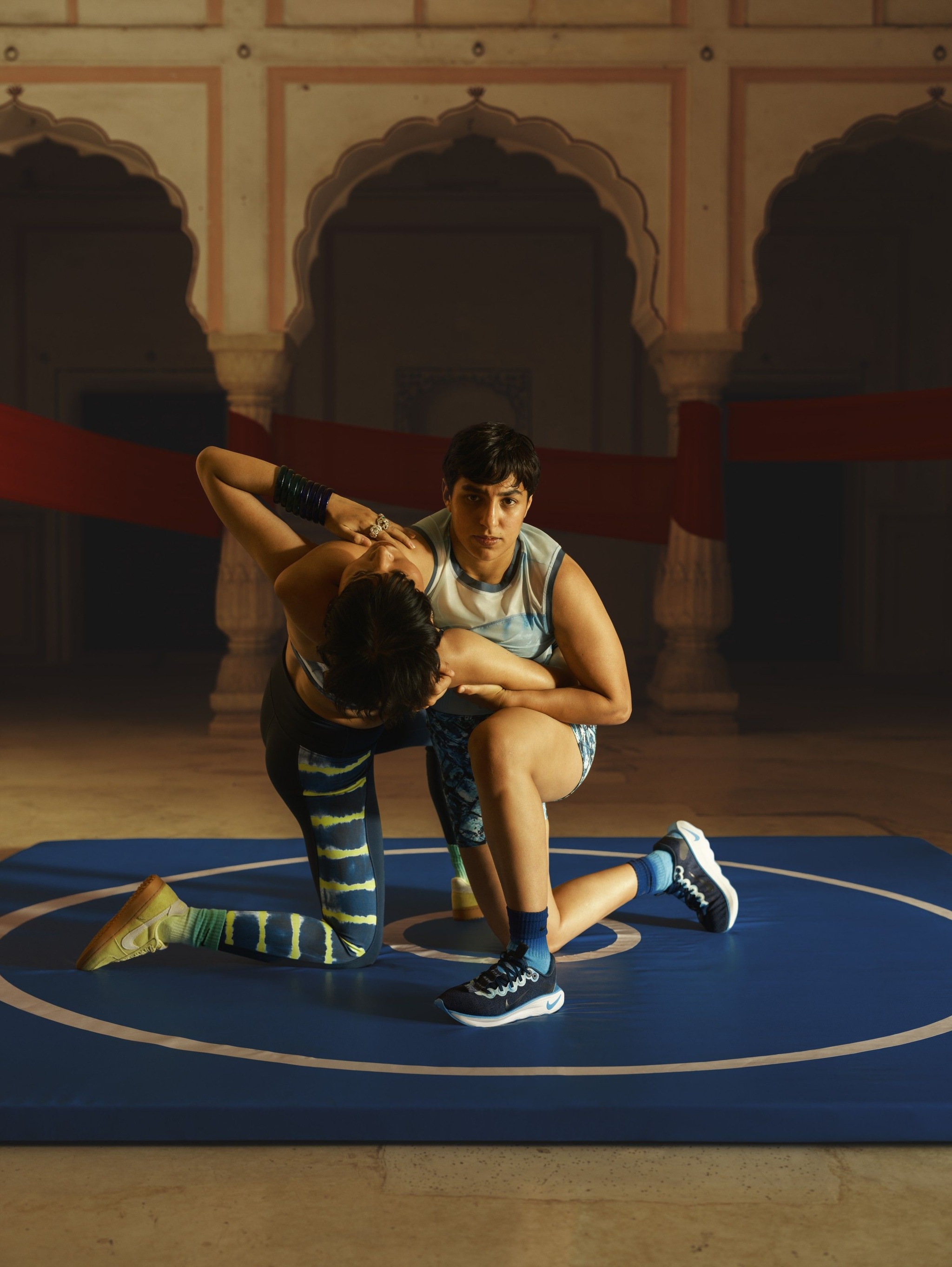Wrestler Anshu Malik in the Nike X NorBlack NorWhite campaign by Bharat Sikka