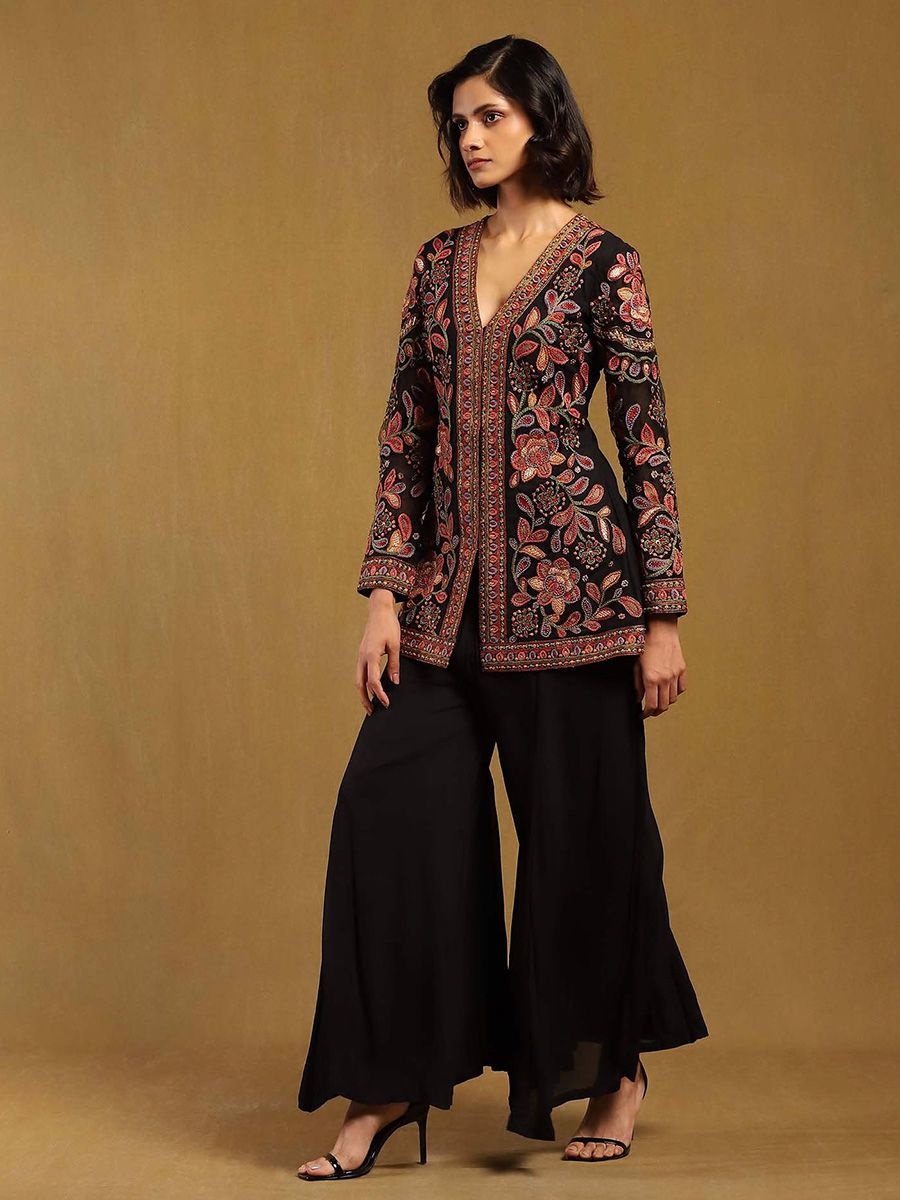 Ritu Kumar Black Velentine Co-Ord Set