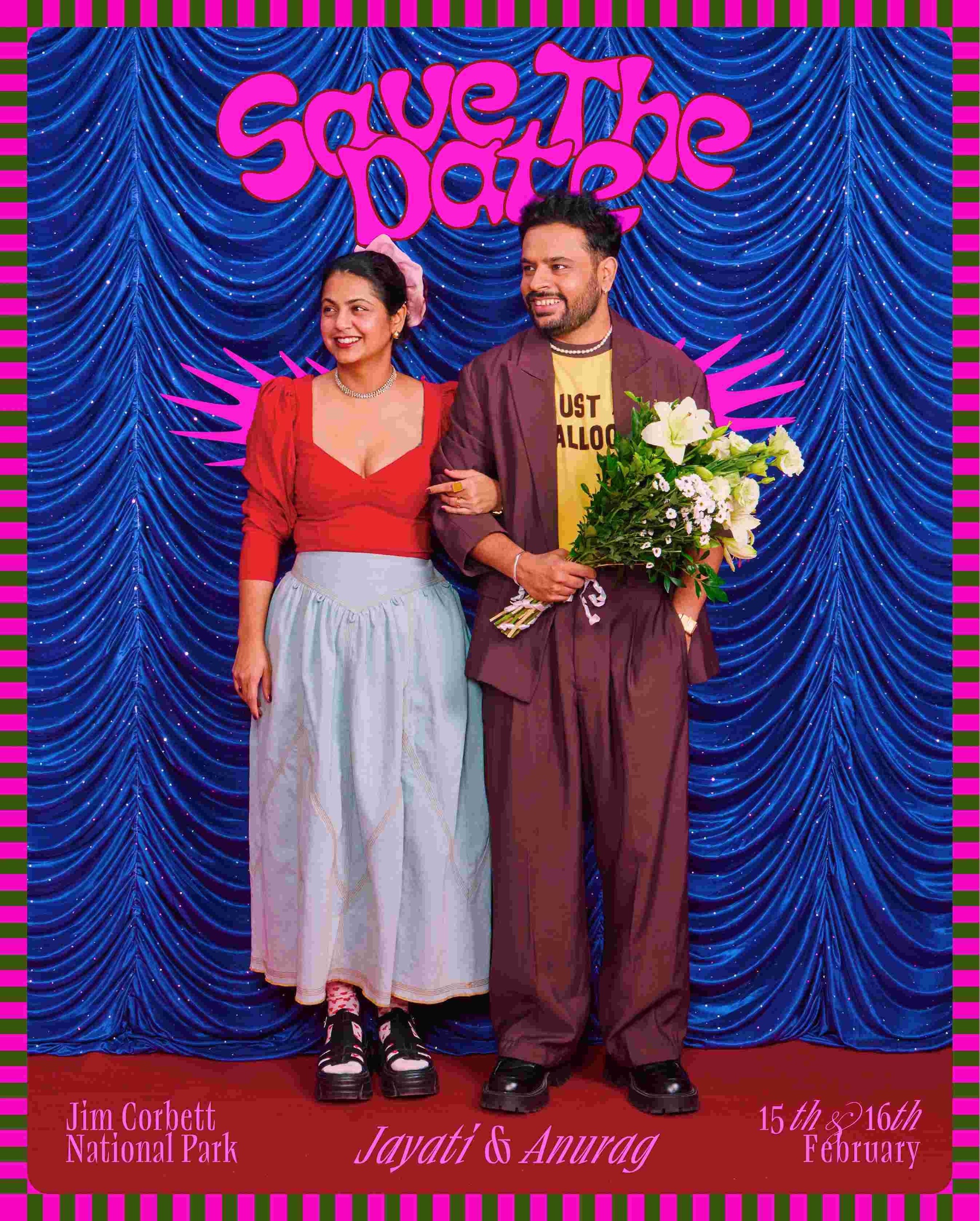 Anurag Arora and Jayati Jain Save the Date