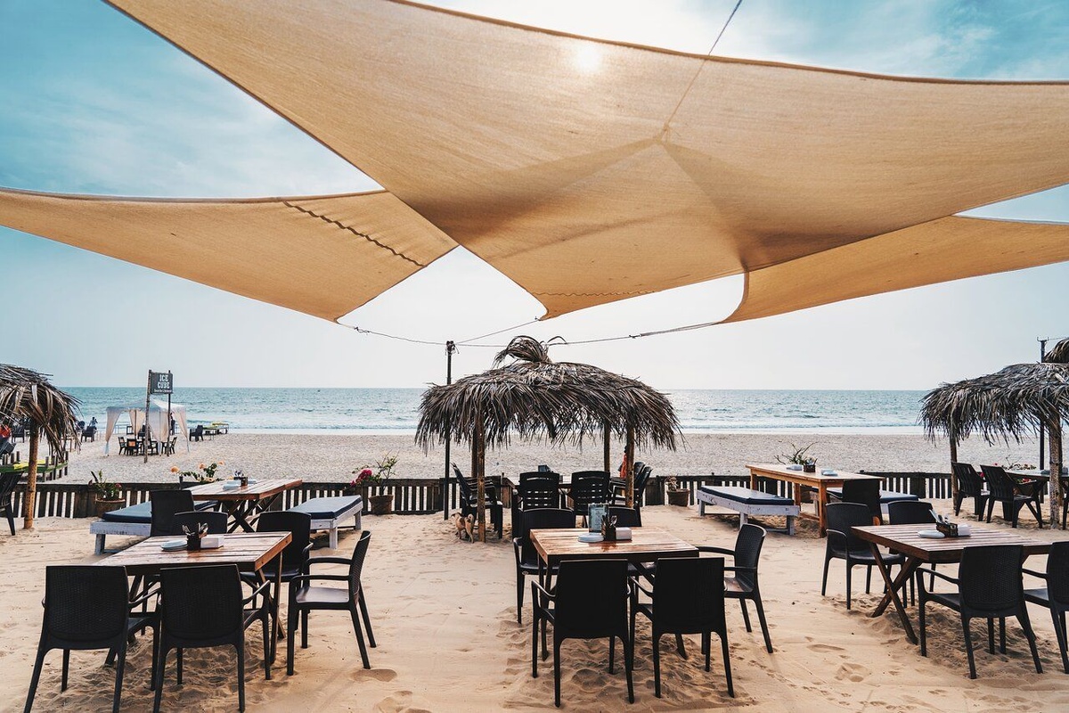 The Southern Deck, a beach bar and bistro on Benaulim beach