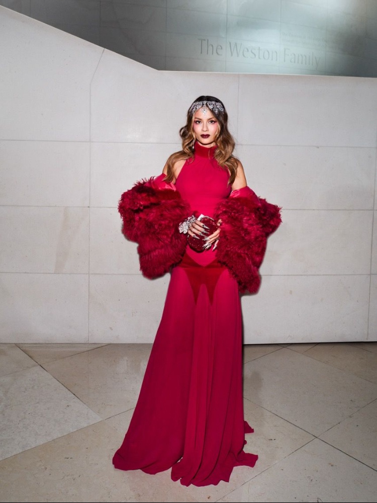 Natasha Poonawalla at the pink ball