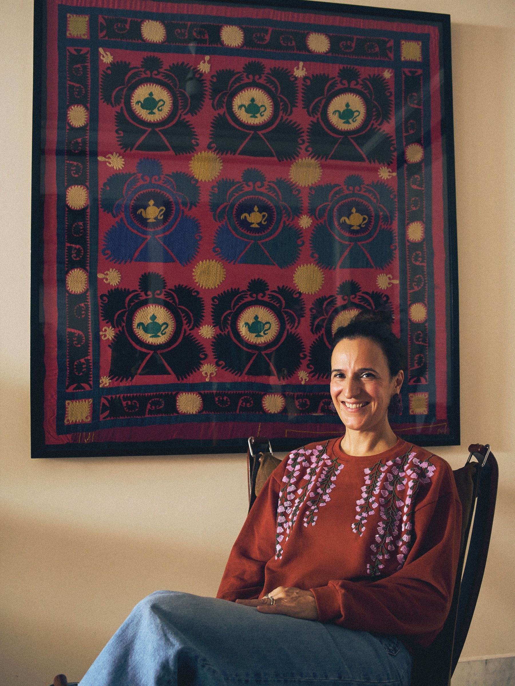 Jewellery designer Olivia Dar at her residence