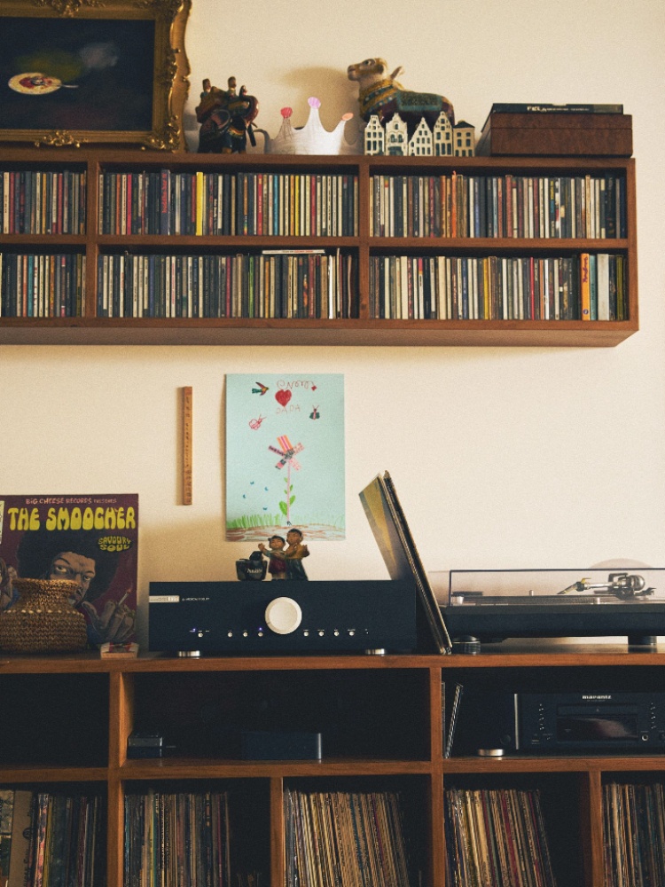 Kher’s abundant record collection