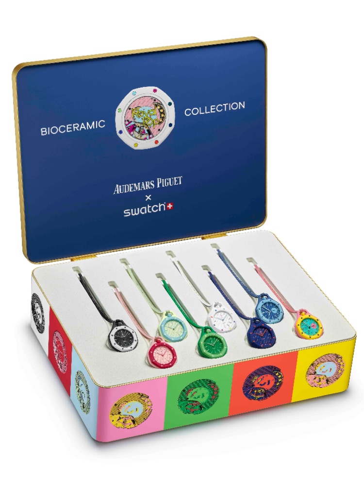 Audemars Piguet x Swatch Royal Pop pocket watches
