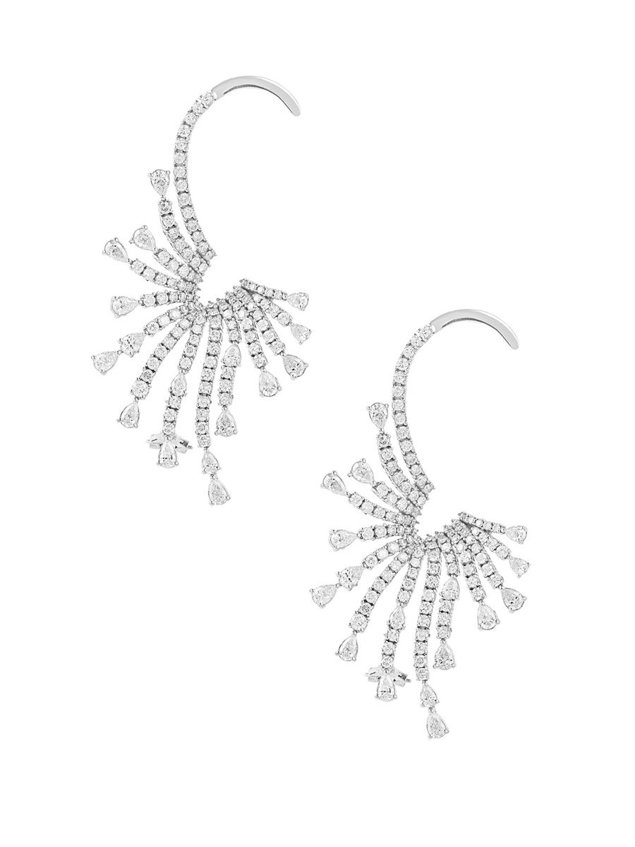 Starburst diamond ear cuff, Amaris