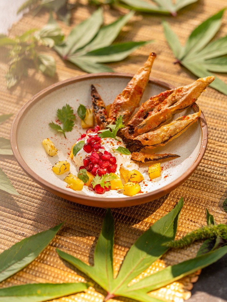 Ambadi, Yoghurt, Tamarind, Charred pineapple Palaash