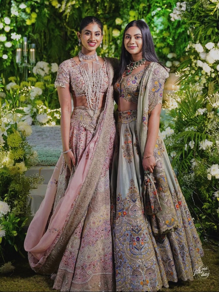 Namburu sisters in Anamika Khanna, The Nod Mag
