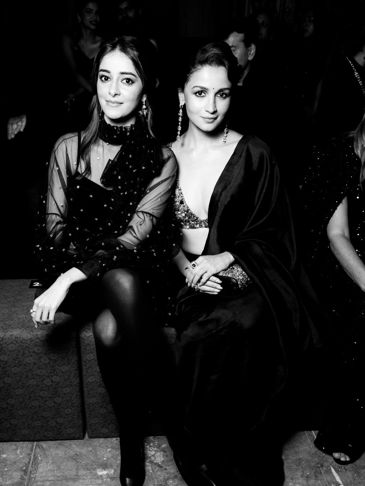 Ananya Pandey and Alia Bhatt at the celebrations