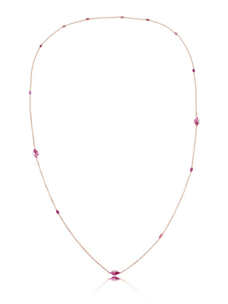 Aneka Entwine Blush Stackable Long Necklace