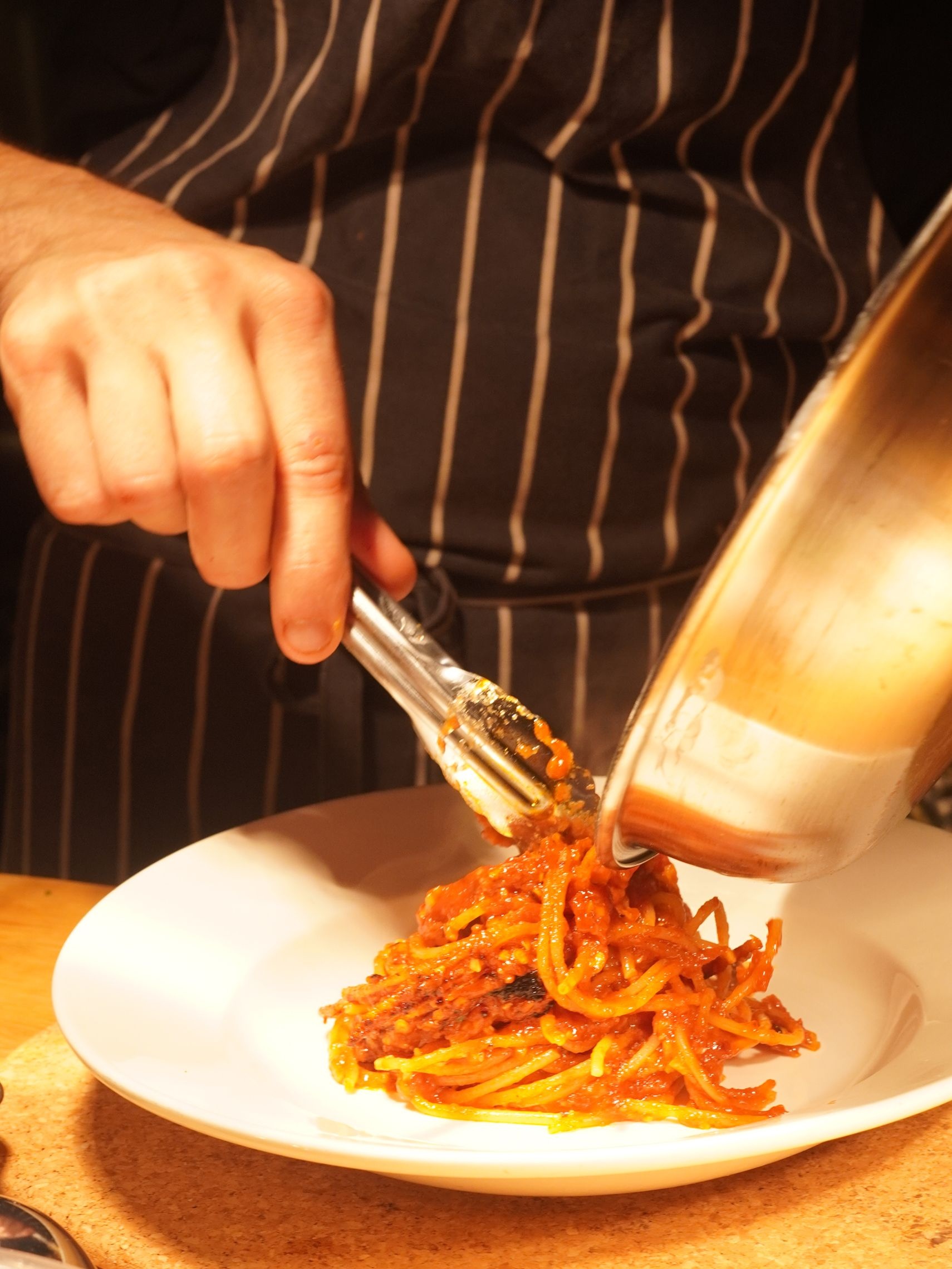 Angry spaghetti with arrabbiata and stracciatella Kaspers Mumbai The Nod