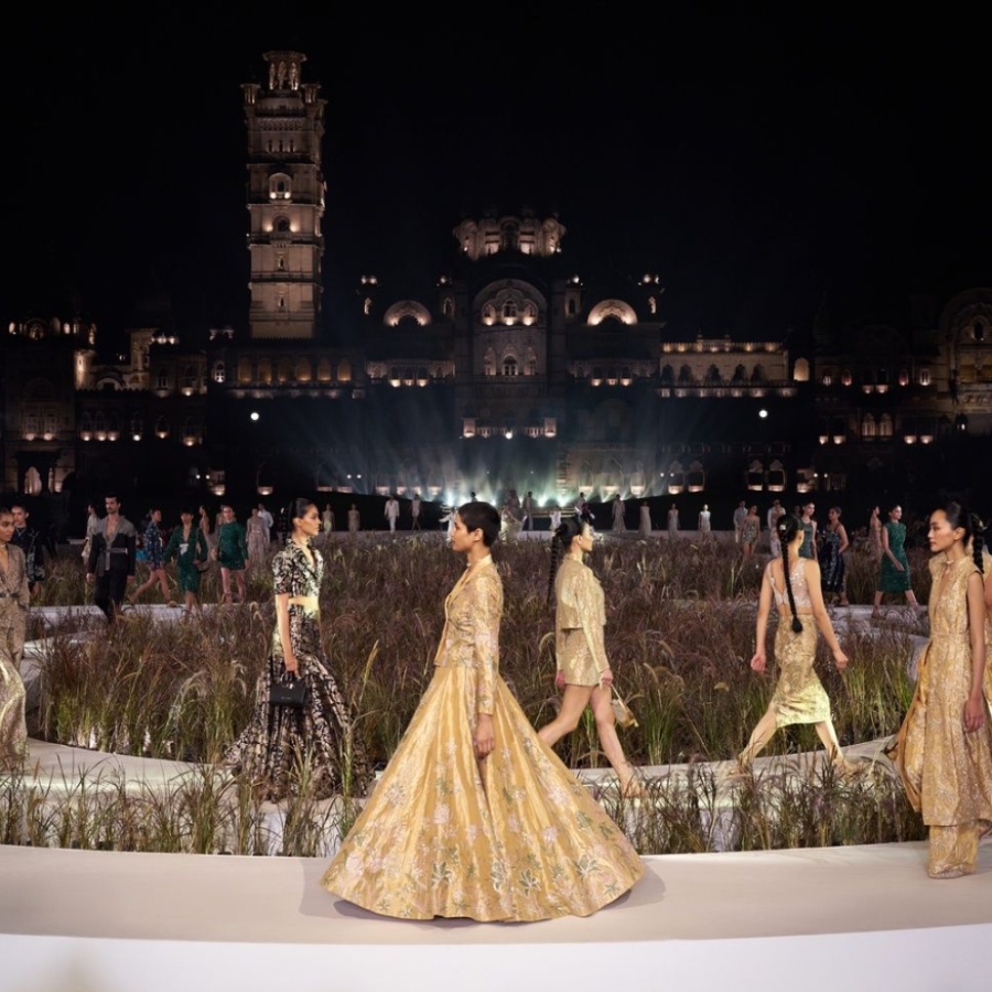 Anita Dongre Rewild 2026 show at Lukshmi Vilas Palace in Vadodra