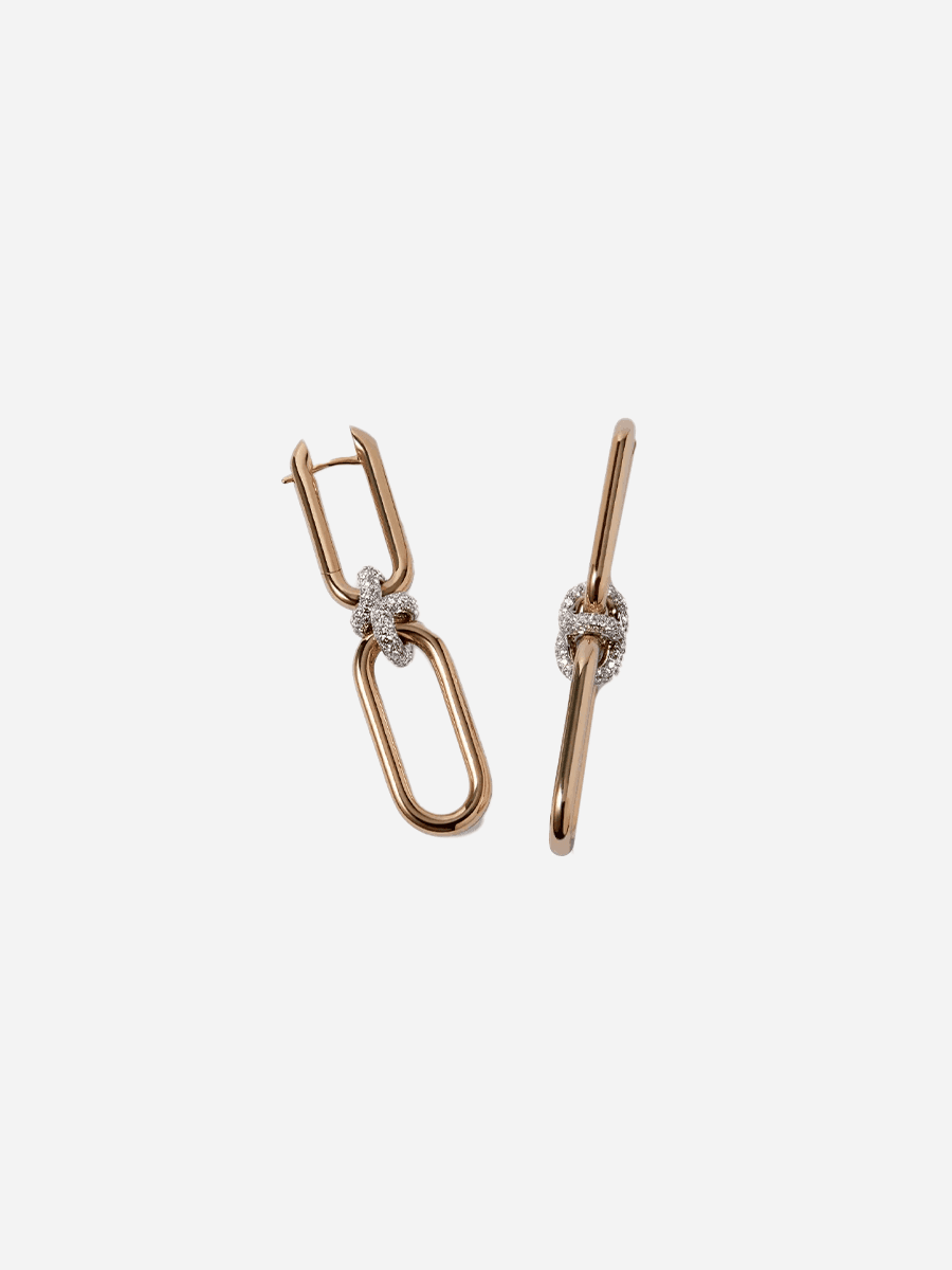 The Nod Locks and Links: Annoushka Knuckle Dust double hoop earrings