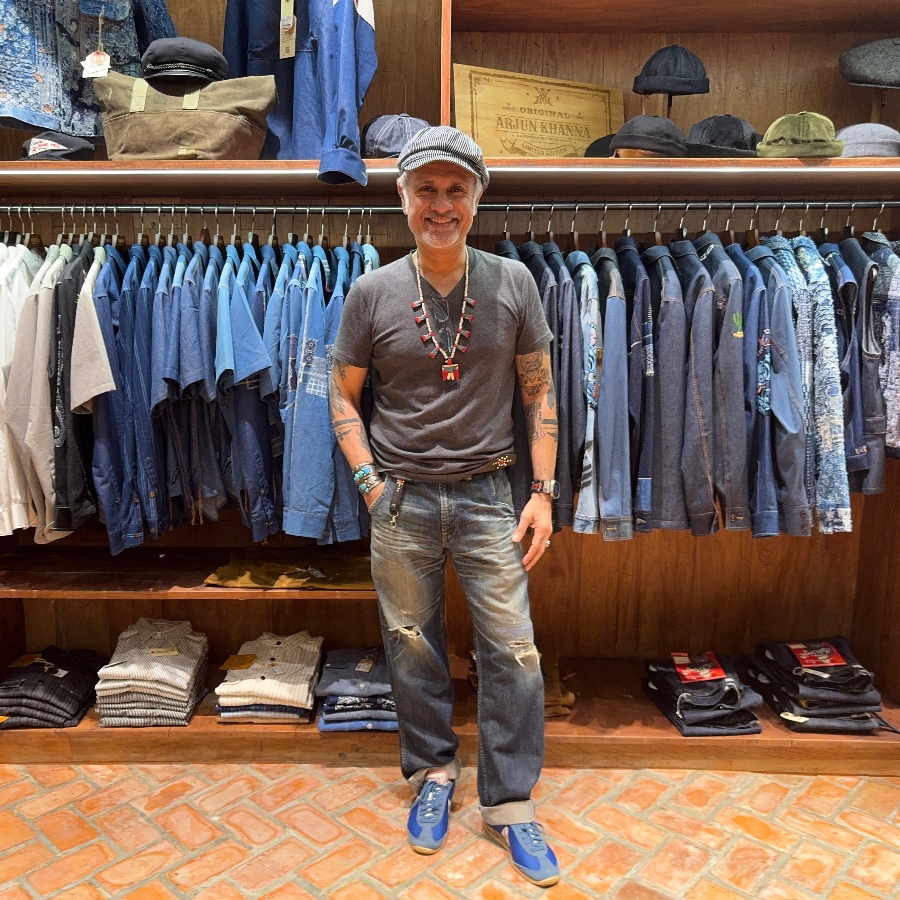 The designer Arjun Khanna at Pronto Original in Bangkok