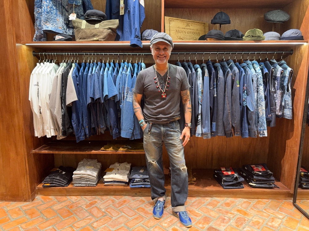 The designer Arjun Khanna at Pronto Original in Bangkok