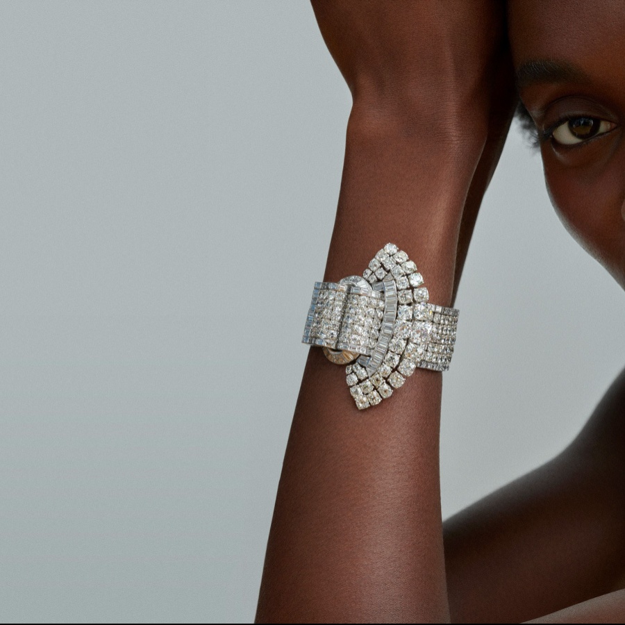 An Art Deco diamond bracelet, circa 1935 from Rubel Frères, a French haute joaillerie firm