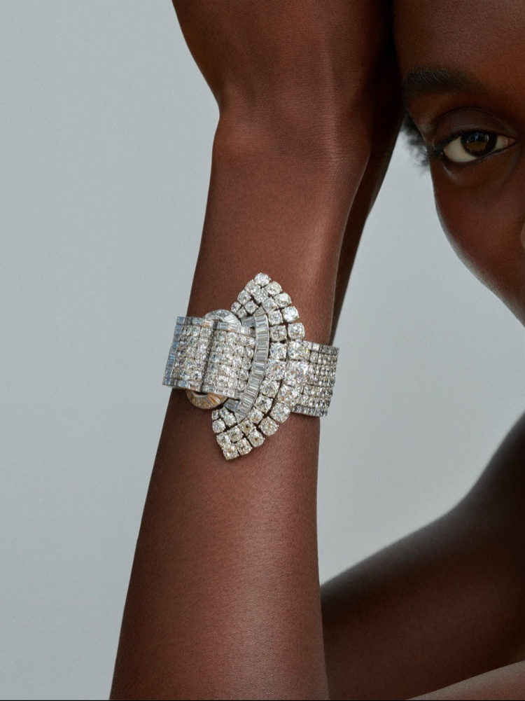 An Art Deco diamond bracelet, circa 1935 from Rubel Frères, a French haute joaillerie firm