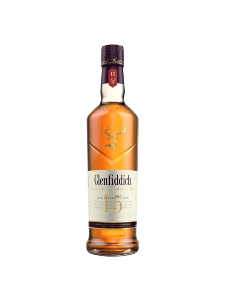 Glenfiddich 15-year-old whisky, ₹6,500 approx