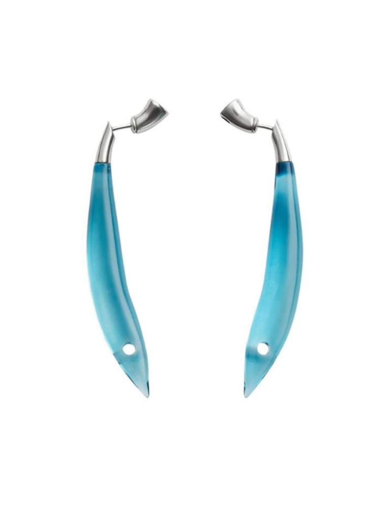 Sardine earrings, Bottega Veneta, price on request
