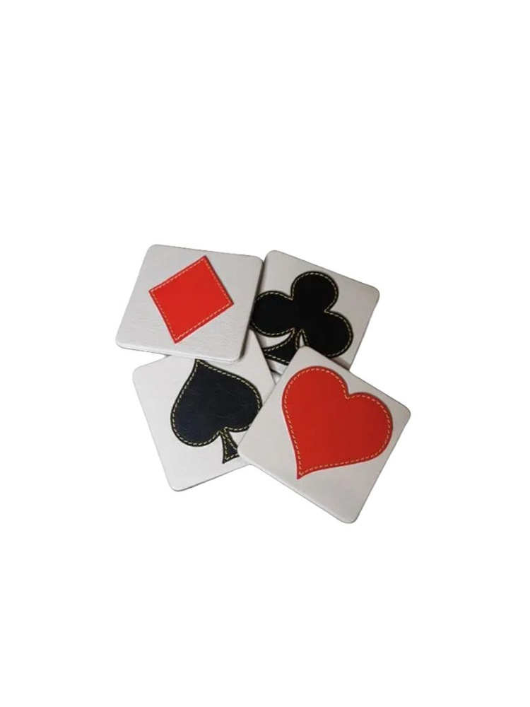 Ace of Spades coasters (set of 4), The Magic Home, ₹2,950