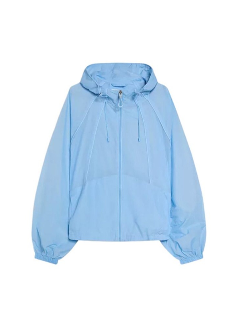 Water-repellent nylon hooded jacket, Bershka, ₹2,950