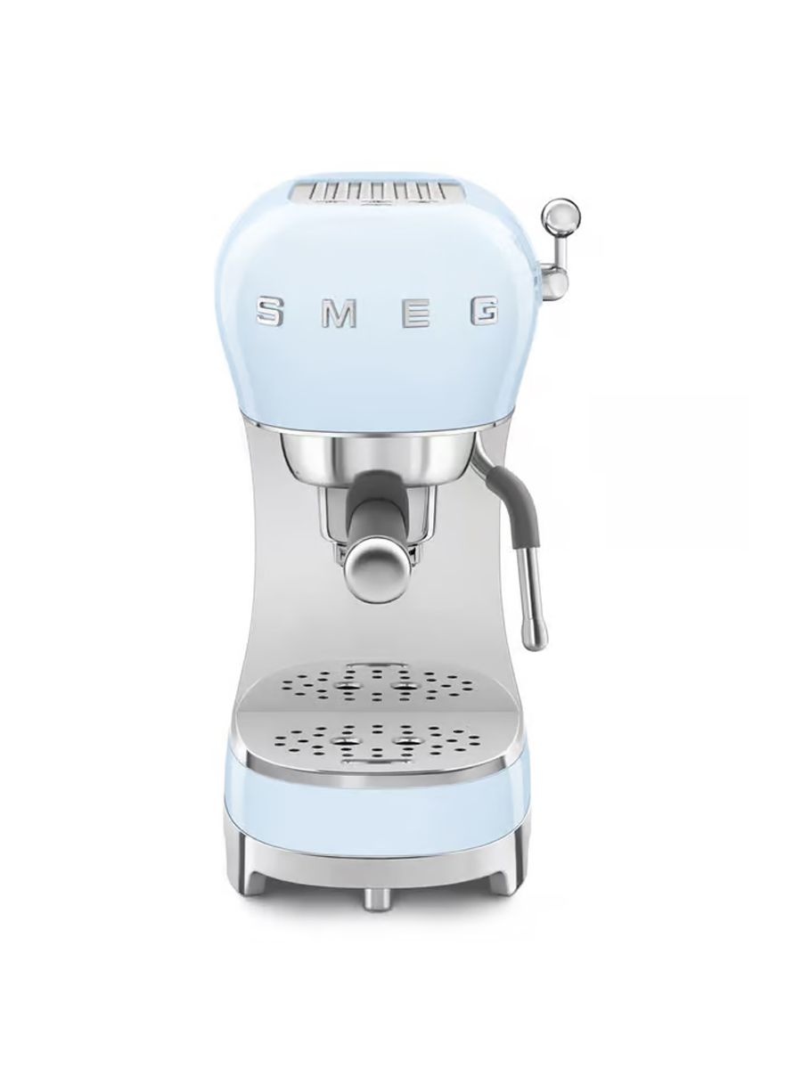 Pastel Blue retro small espresso machine, Smeg, ₹53,999