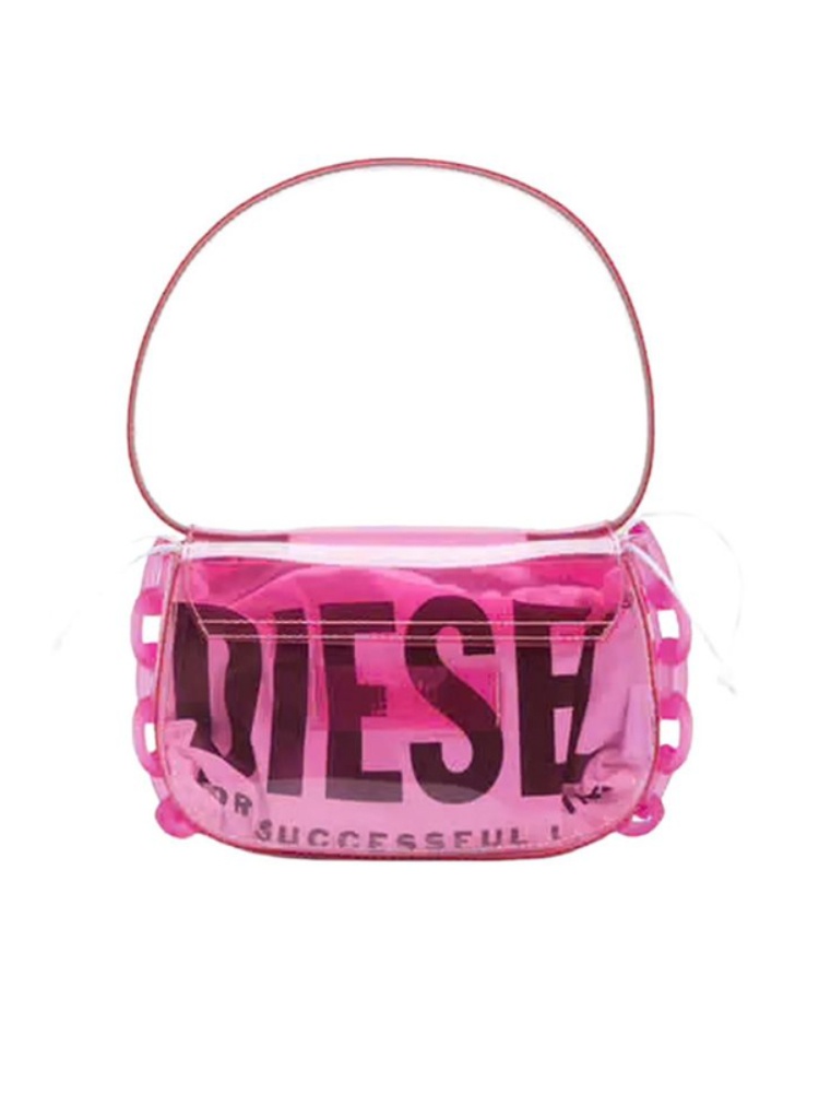 1Dr-Iconic transparent shoulder bag, Diesel, ₹45,000
