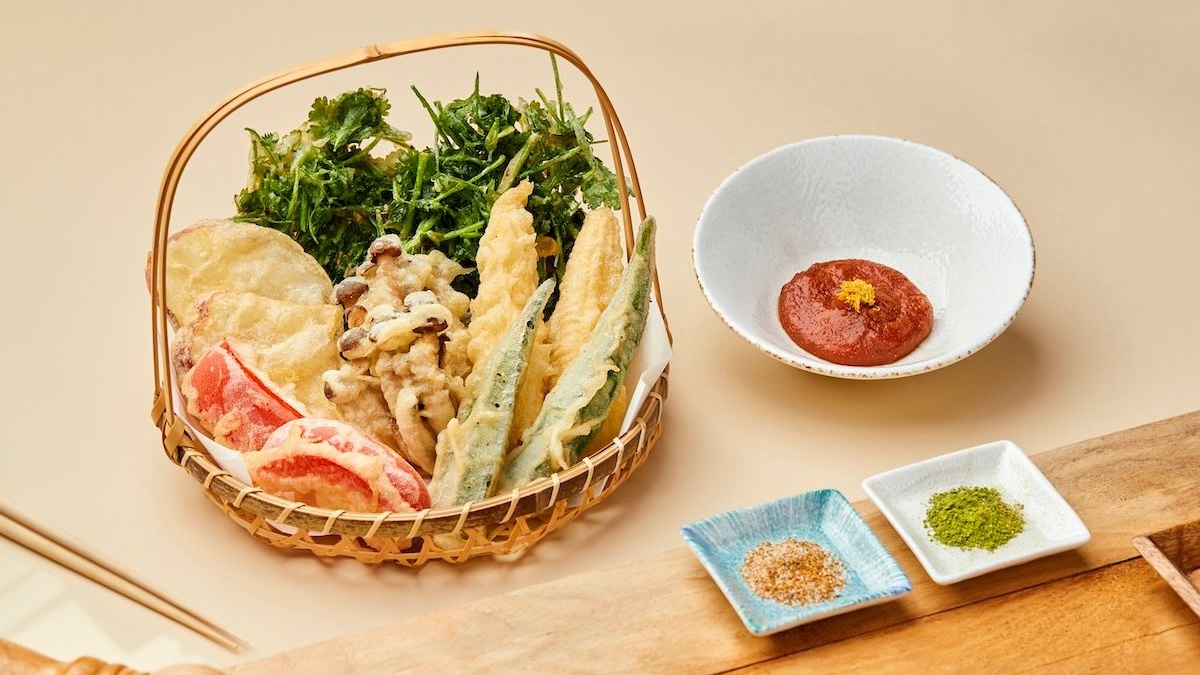 Vegetable Tempura Platter Hachi Nod