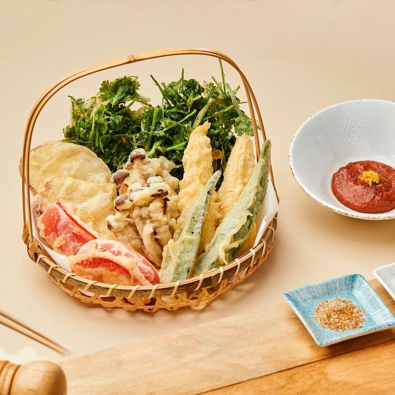 Vegetable Tempura Platter Hachi Nod