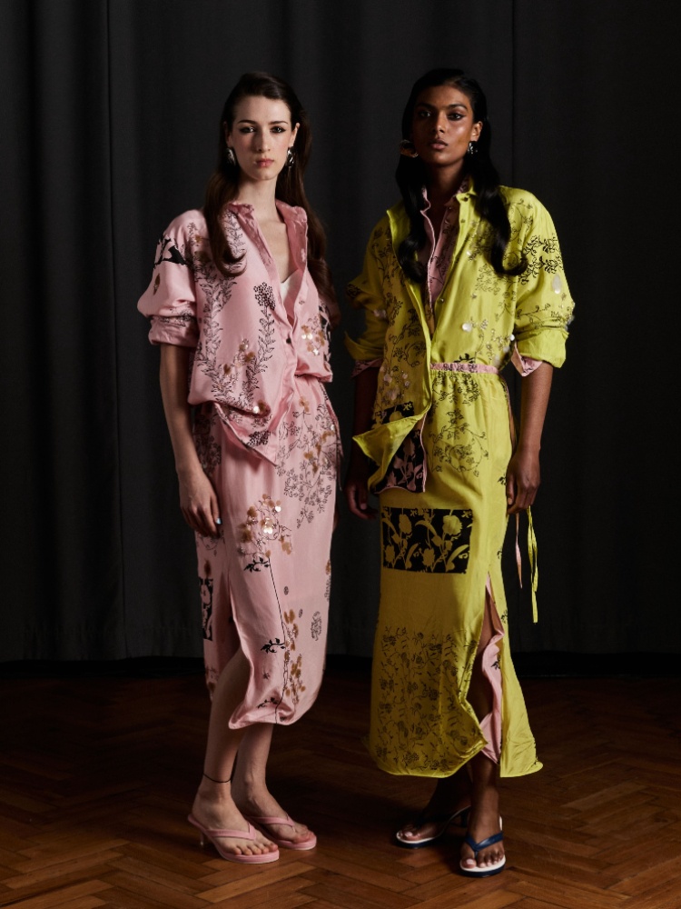 Backstage at Lovebirds SS27 at London Fashion Week