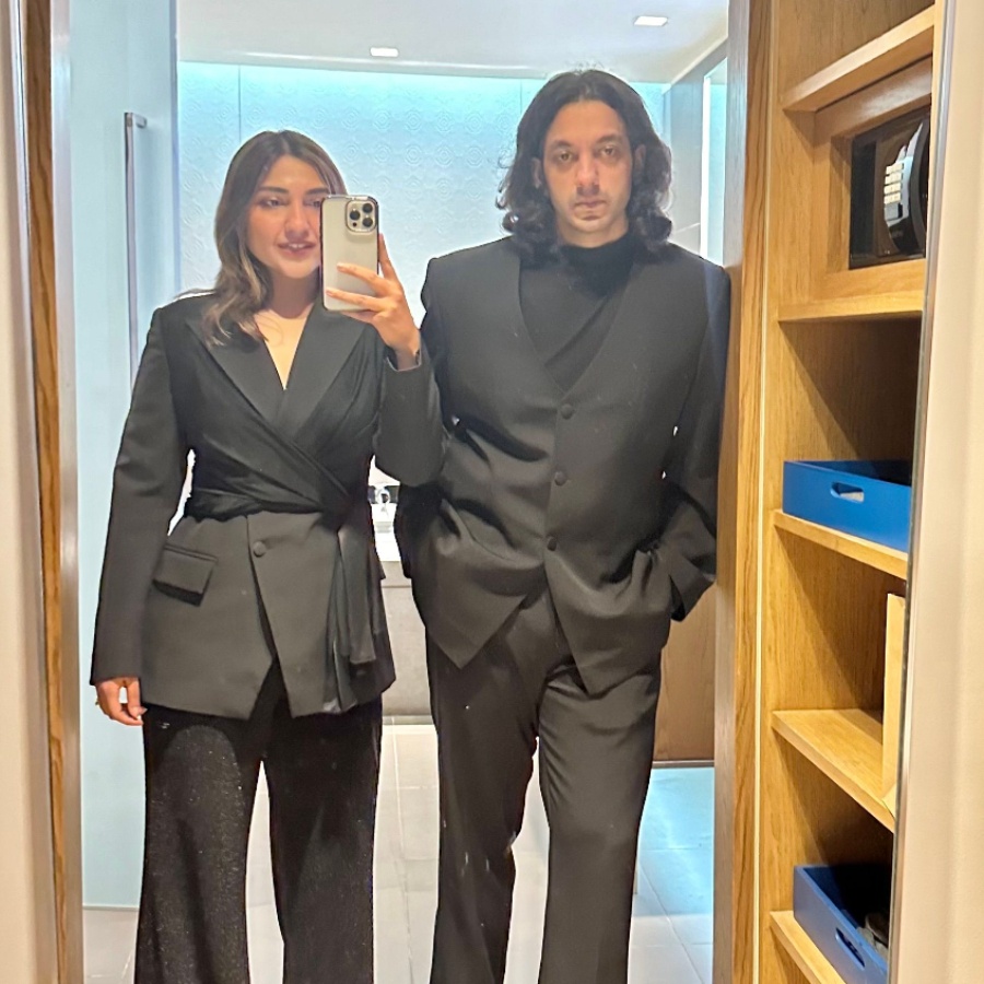 Bhaavya Bhatnagar and Rishi Baweja in Maison Margiela Tabi shoes