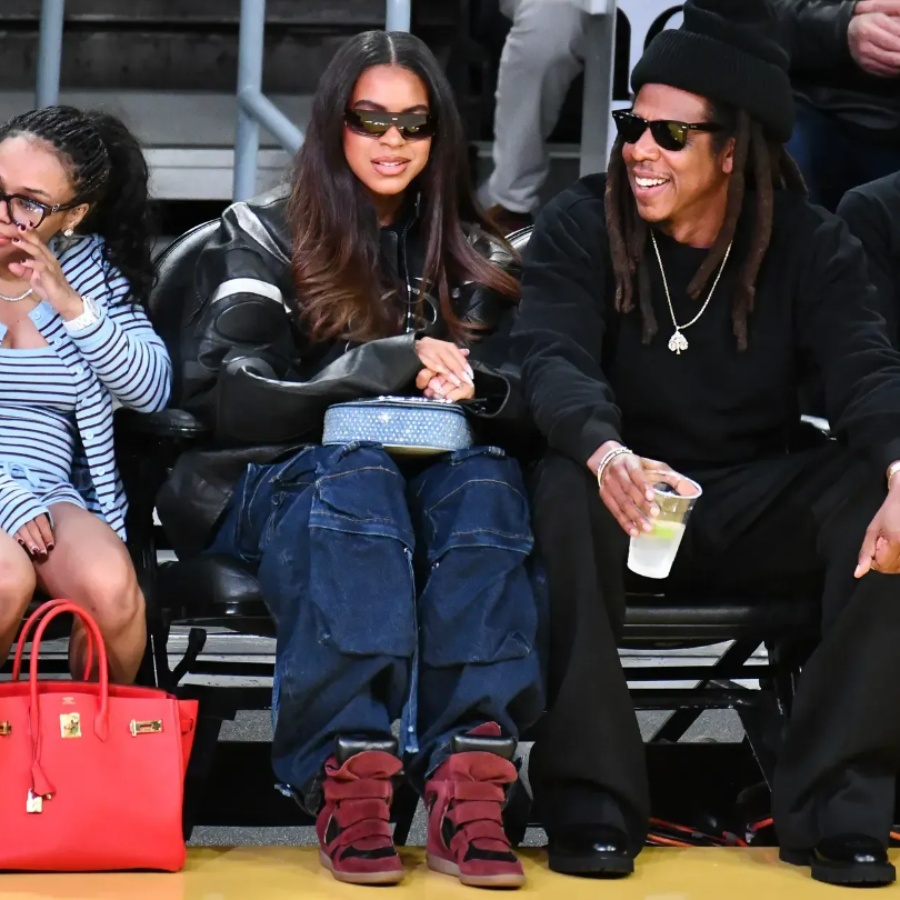 Blue Ivy Carter wedge sneakers