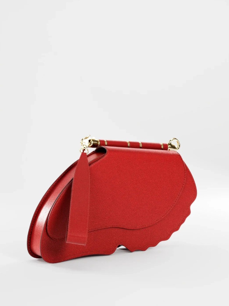 Peter & James' Butterfly bag as a wristlet