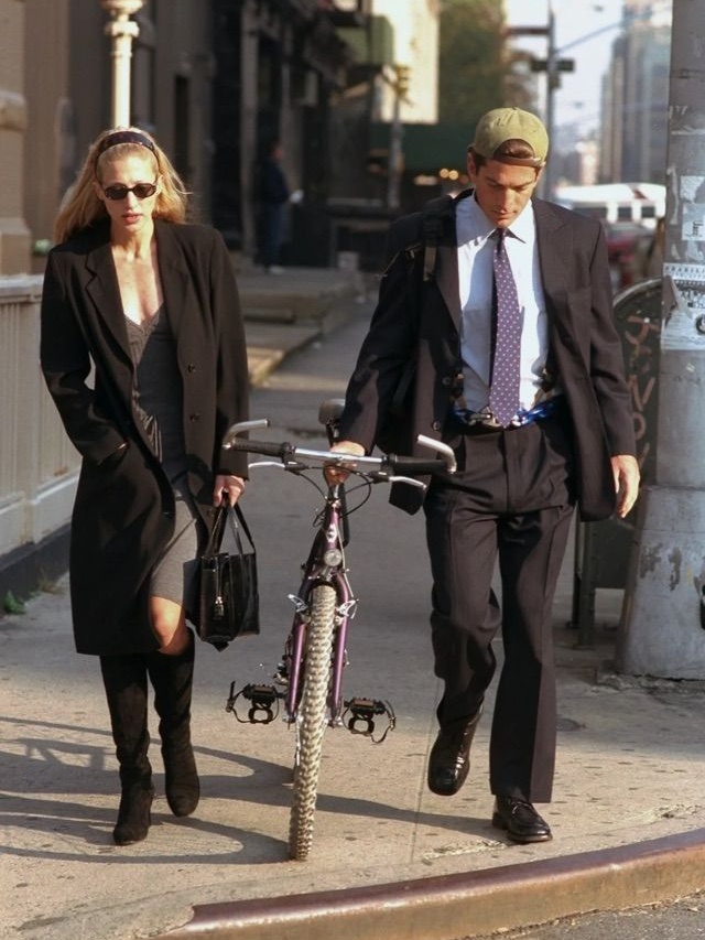 Carolyn Bessette-Kennedy and JFK Jr in New York City