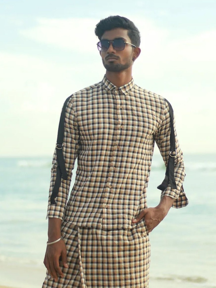 Checked D-Ring Shirt, Purushu Arie