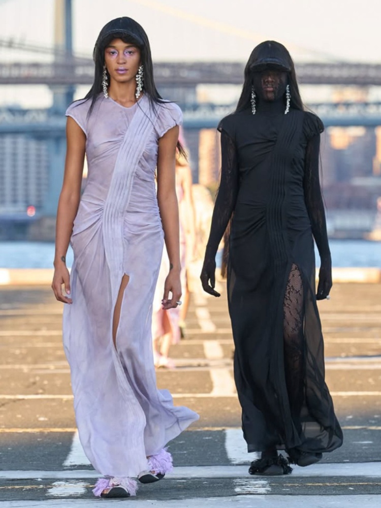 Hair caps at Collina Strada spring/summer 2026