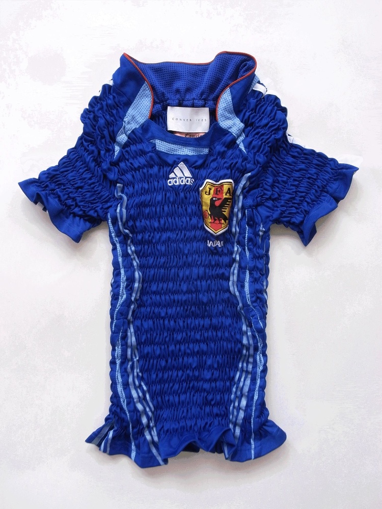 The Reconstituted shirred football top, Conner Ives, ₹30,000 approx