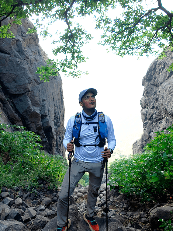 Taking in the beautiful ghatvats of Sahyadri